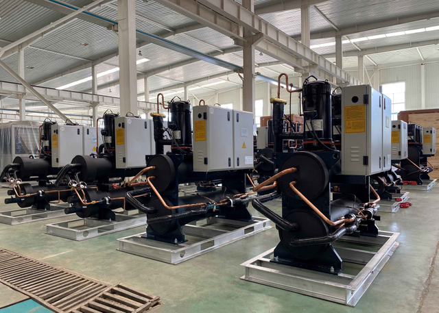 Proveedor profesional de salida 70kw-280kw Enfriador Scroll refrigerado por agua