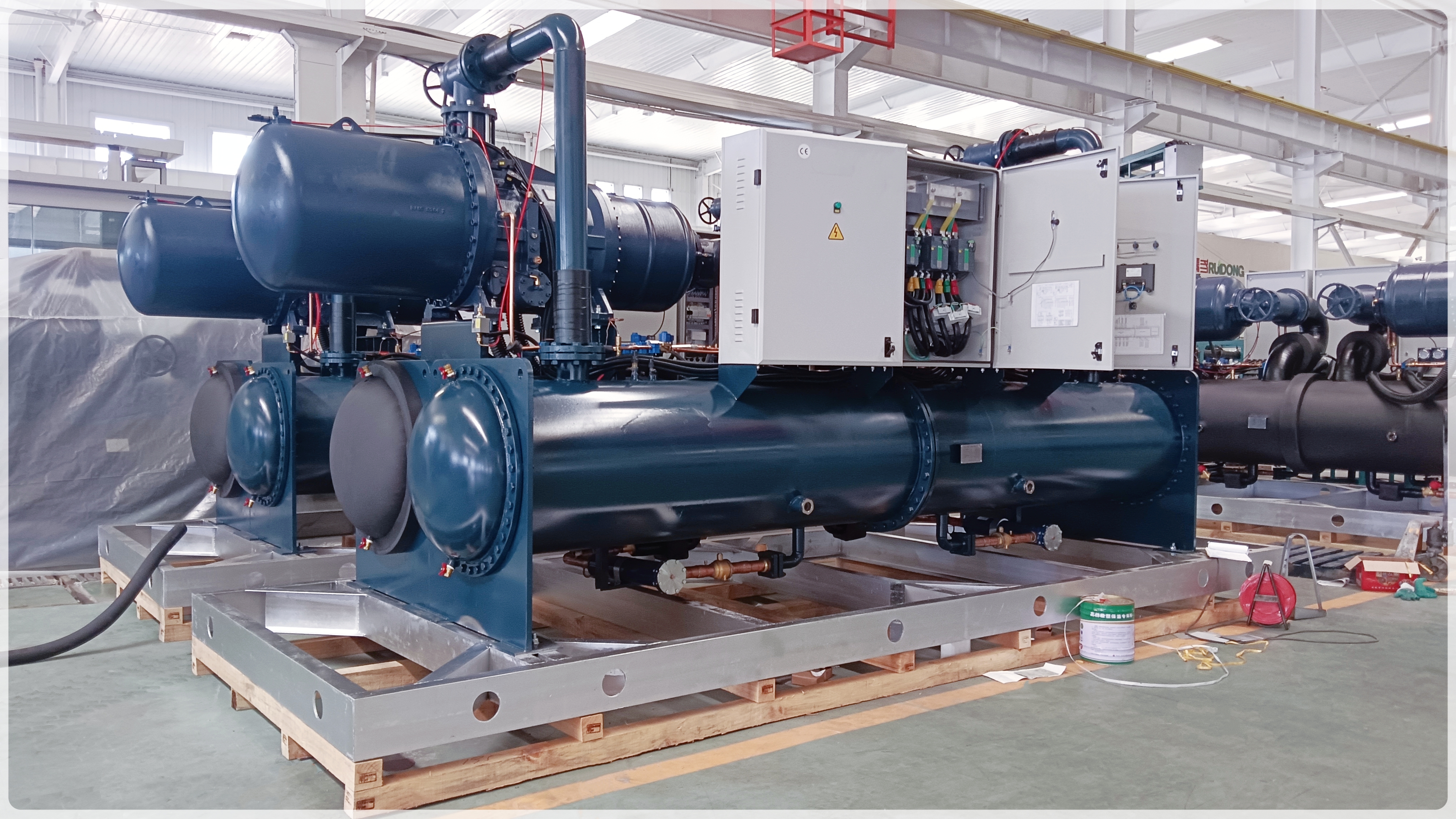 Figura 2- Unidad de tornillo refrigerada por agua