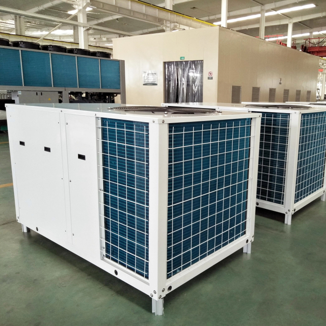 28kW 35kW 50kW Aire acondicionado comercial Air acondicionador Unidad envasada con suministro horizontal