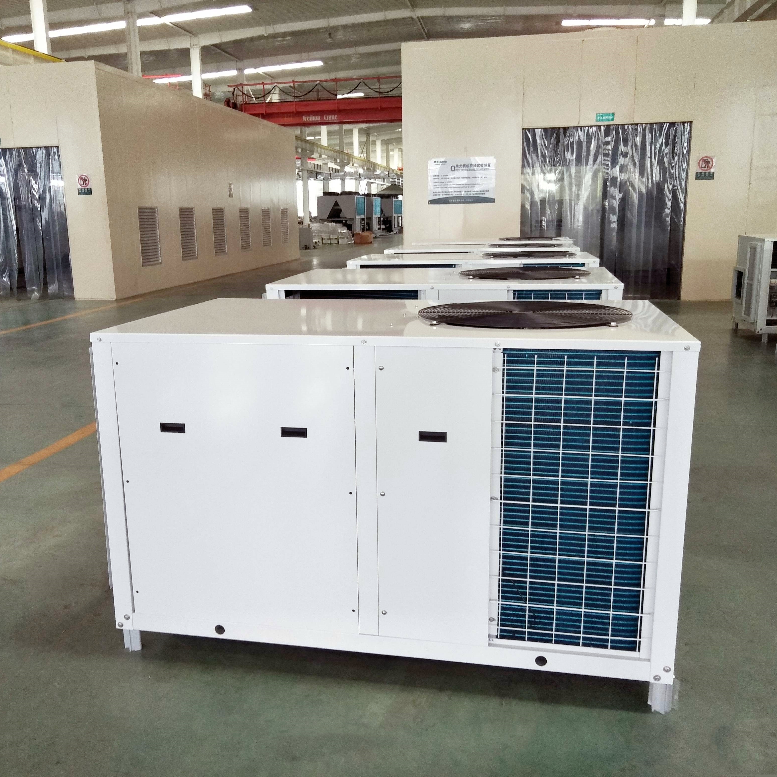 28kW 35kW 50kW Aire acondicionado comercial Air acondicionador Unidad envasada con suministro horizontal