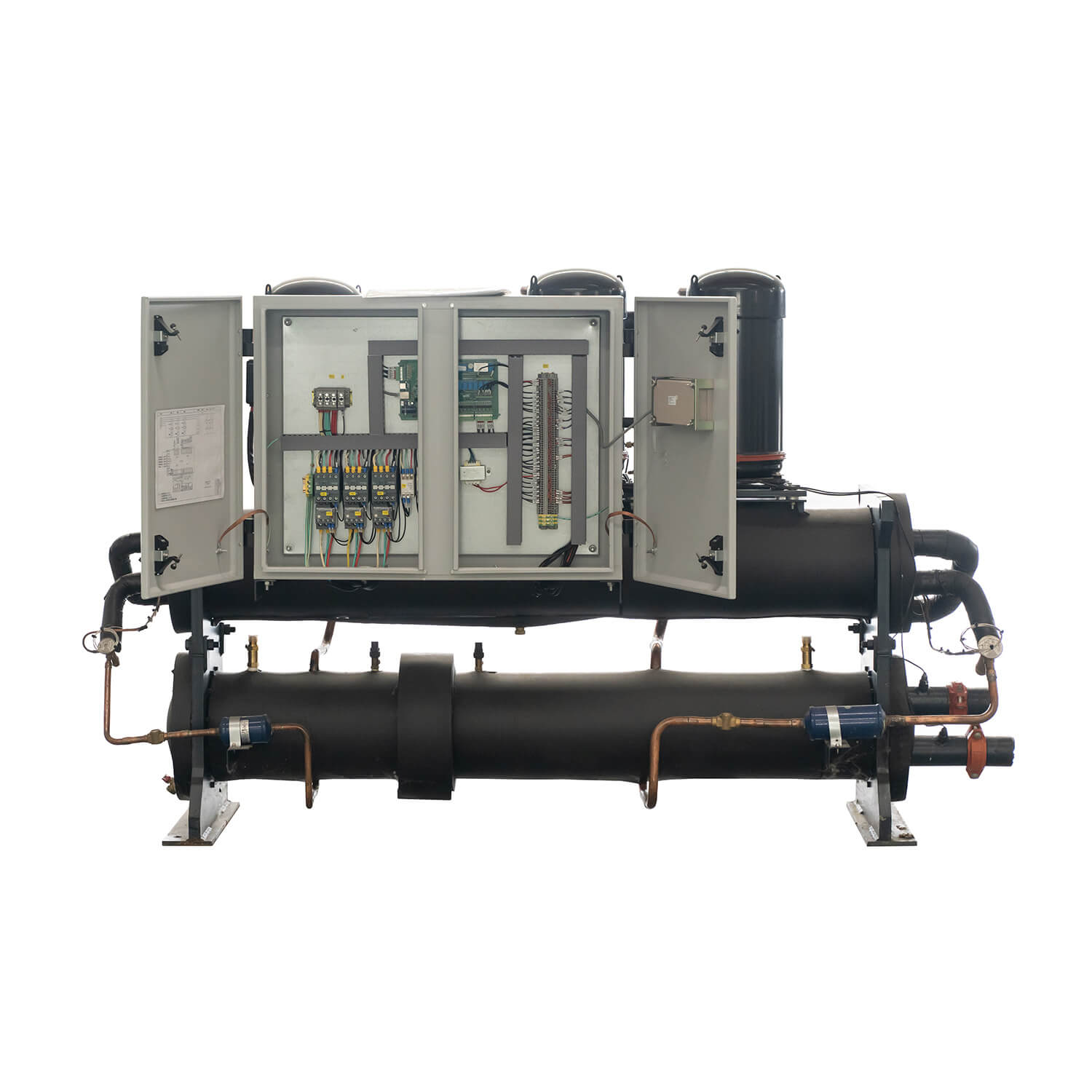 Enfriador Scroll refrigerado por agua de 70kw-280kw y bomba de calor, aire acondicionado central industrial/comercial